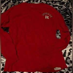 Rutgers Red Long Sleeve Unisex Shirt
